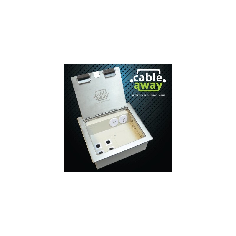 Stainless Steel Square Edge Lided Floor Outlet Box