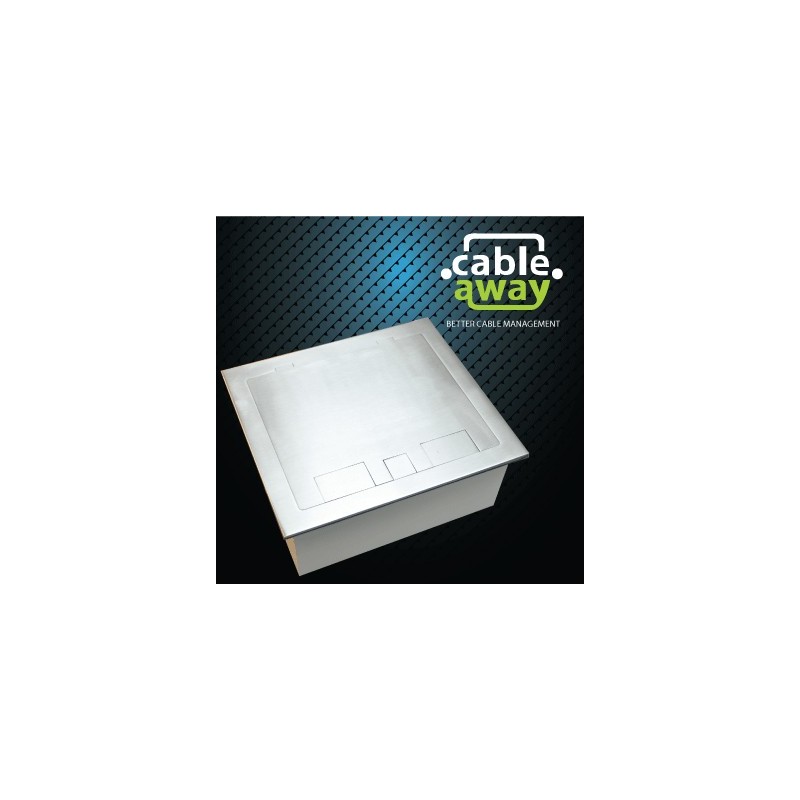 Stainless Steel Square Edge Lided Floor Outlet Box