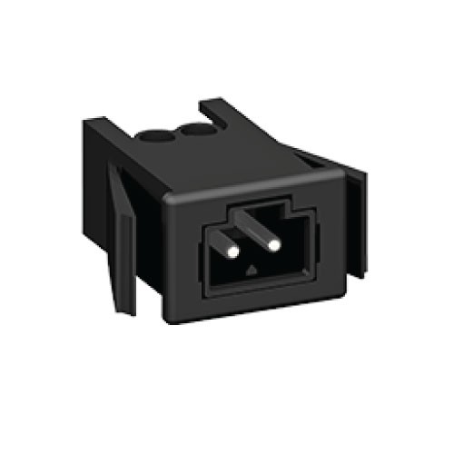2 Pole Male Panel Mount Connector