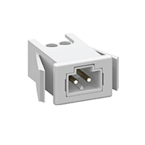2 Pole Male Panel Mount Connector