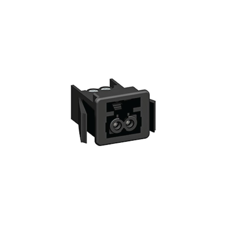 2 Pole Female Panel Mount Connector