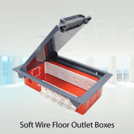 Soft Wire Floor Outlet Box