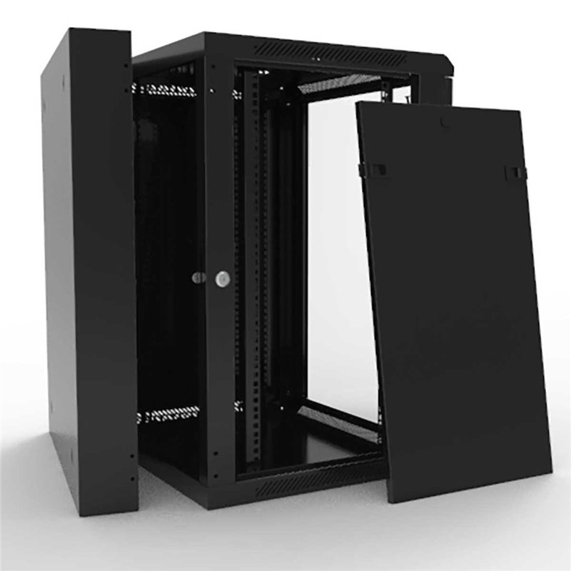 9RU Swing Frame Wall Mounted Data Cabinet 600mm x 550mm