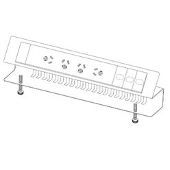 Pegasus Desk Top Power and Data Rail