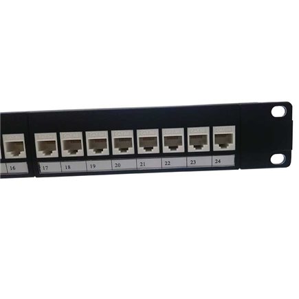 1RU 24 Port Cat5e Universal Termination Patch Panel