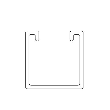 STRUT 41x41 Hot Dipped Galvanized  (Slotted) 3m