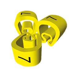 Unex detached marker 2-5mm in plasticized PVC