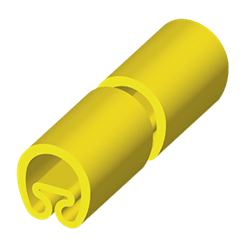 Unex pre-cut sleeve 8x25 in plasticized PVC