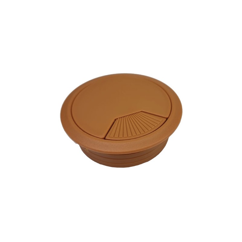 DESK GROMMET 60mm - LIGHT BROWN