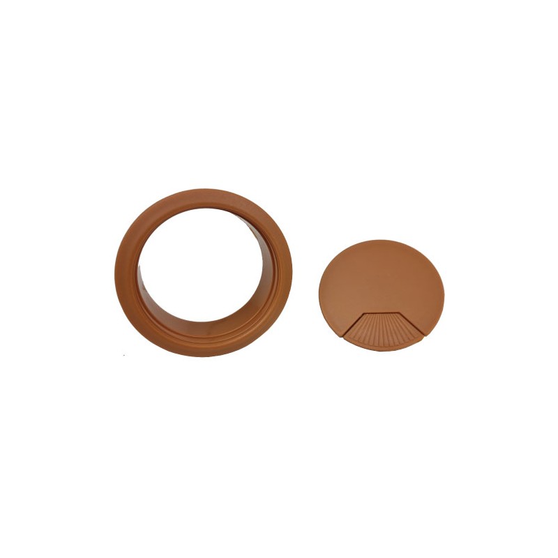DESK GROMMET 60mm - LIGHT BROWN