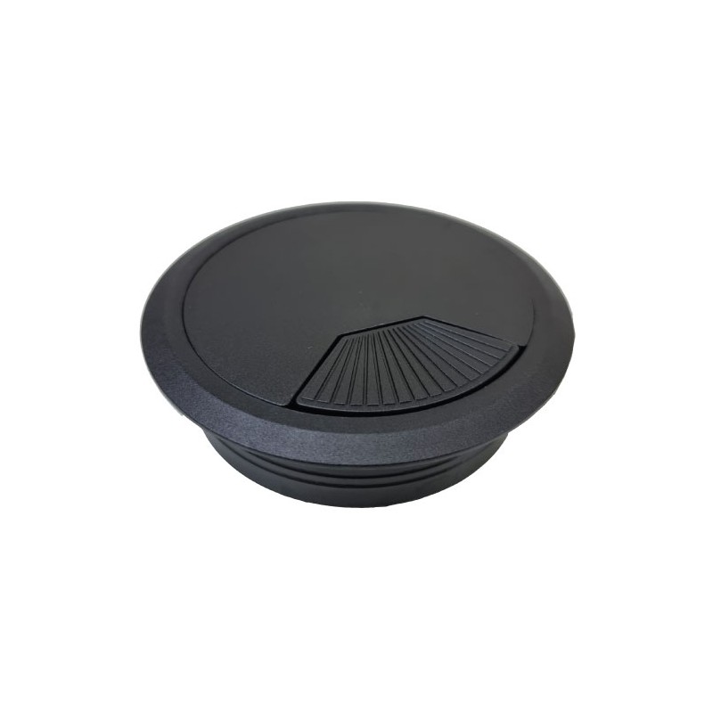 DESK GROMMET 80mm - BLACK