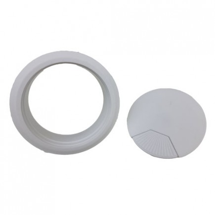 DESK GROMMET 80mm - WHITE