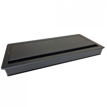 DESK CABLE ENTRY 140 x 300 BLACK