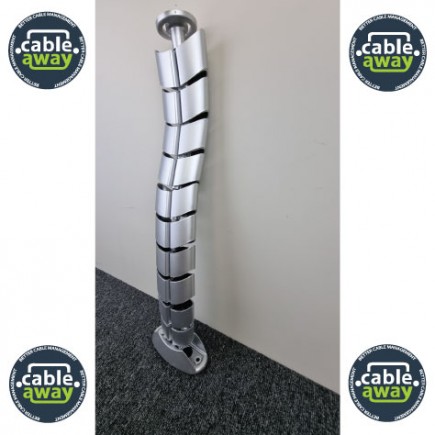 UMBILICAL UNDER DESK SILVER 740mm