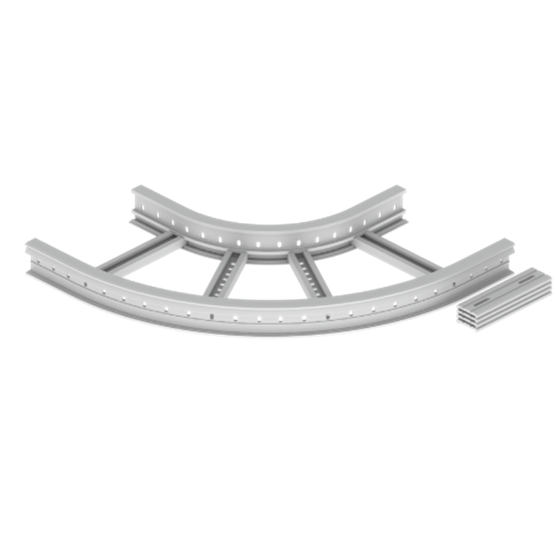 Unex Flat corner 90Â° 85x400 R300 in U23X