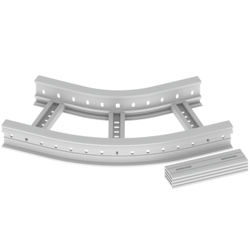 Unex Flat corner 45Â° 85x300 R300 in U23X