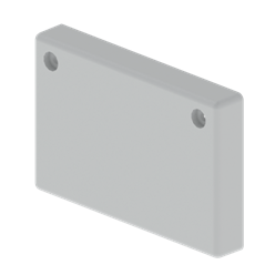 Unex end cover 60x100 in U23X