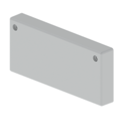 Unex end cover 60x150 in U23X