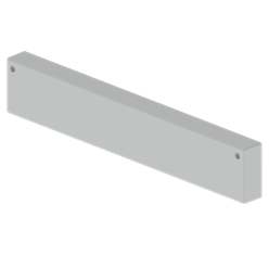 Unex end cover 60x400 in U23X