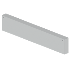 Unex end cover 100x600 in U23X