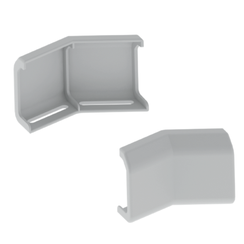 Unex corner junction 100mm in U23X