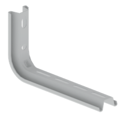 Unex L bracket 200mm in Epoxy steel