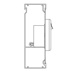 Skirting Duct (Aluminium) 50 x 150mm