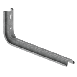 Unex L bracket 300mm in Sendzimir steel