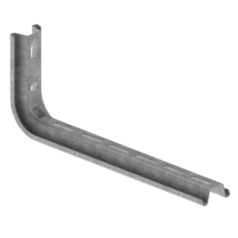 Unex L bracket 300mm in Sendzimir steel