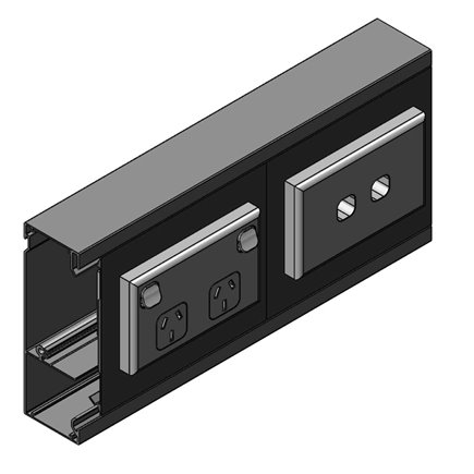 Skirting Duct (Aluminium) 50 x 150mm