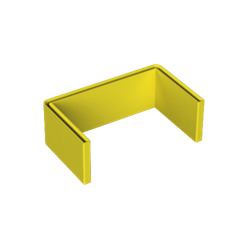 Unex U profile protector in plasticized PVC