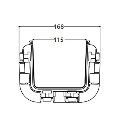 FIBRE TRAY CONNECTOR 120W