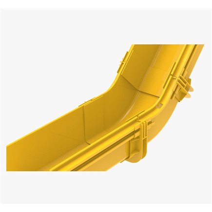 FIBRE CABLE TRAY 45deg VERTICAL INTERNAL RISER 120w