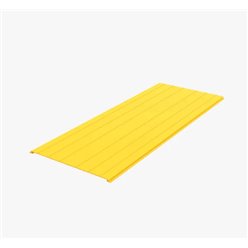 FIBRE CABLE TRAY COVER 300w X 2000mm YELLOW PVC