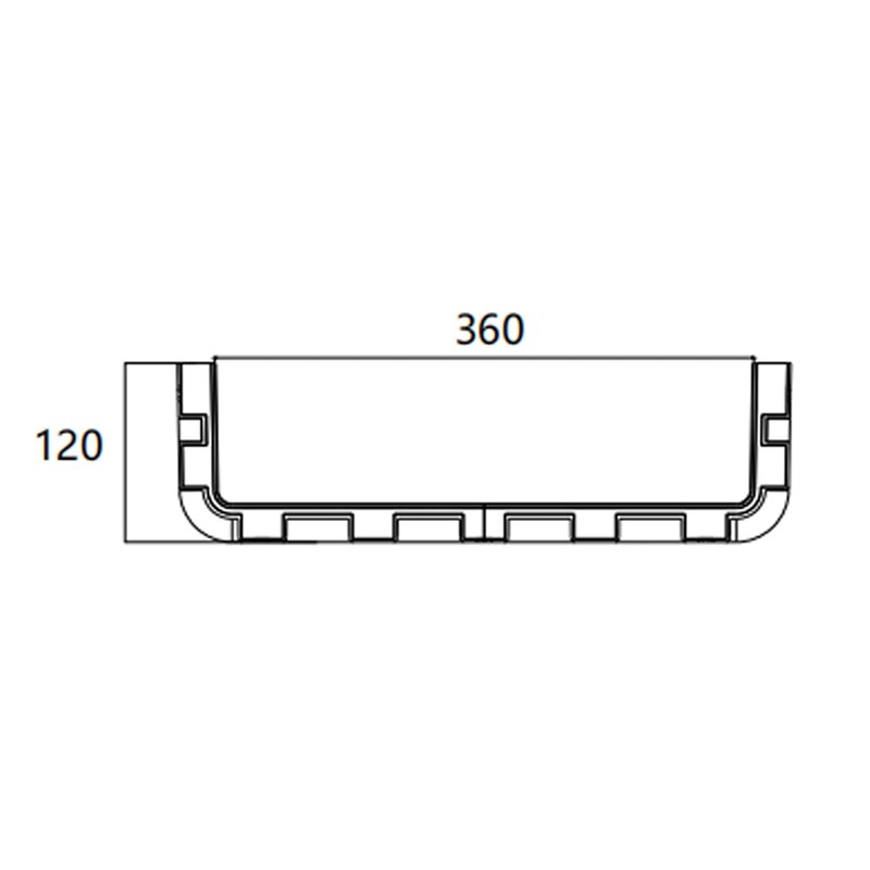 FIBRE CABLE TRAY CONNECTOR 360w