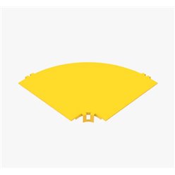 FIBRE CABLE TRAY HORIZONTAL BEND COVER 90° 240w