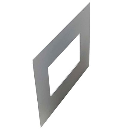 DROP IN FRONT COVER TO SUIT 100h SKIRTING DUCT ANODISED