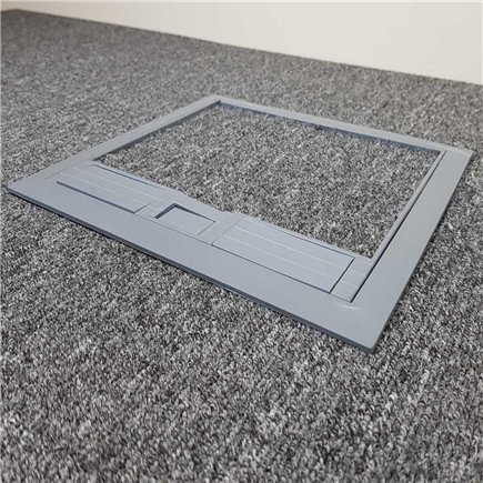 2 Power Plastic Lid Floor Outlet Box