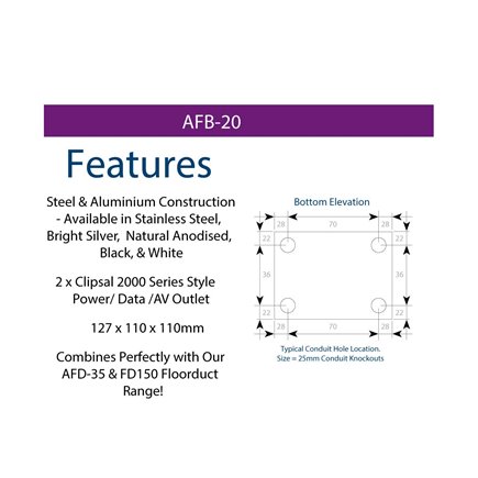 AFB-20 Above Ground Floor Box
