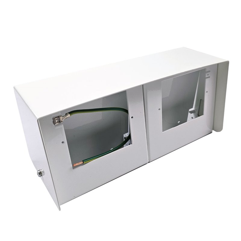 AFB20/2 Above Ground Floor Box Pearl White (Back to Back Blank)