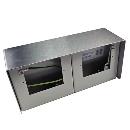 AFB20/2 Above Ground Floor Box Stainless Steel (Back To Back Blank)