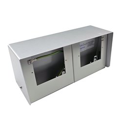 AFB20/2 Above Ground Floor Box Natural Anodised (Back to Back Blank)