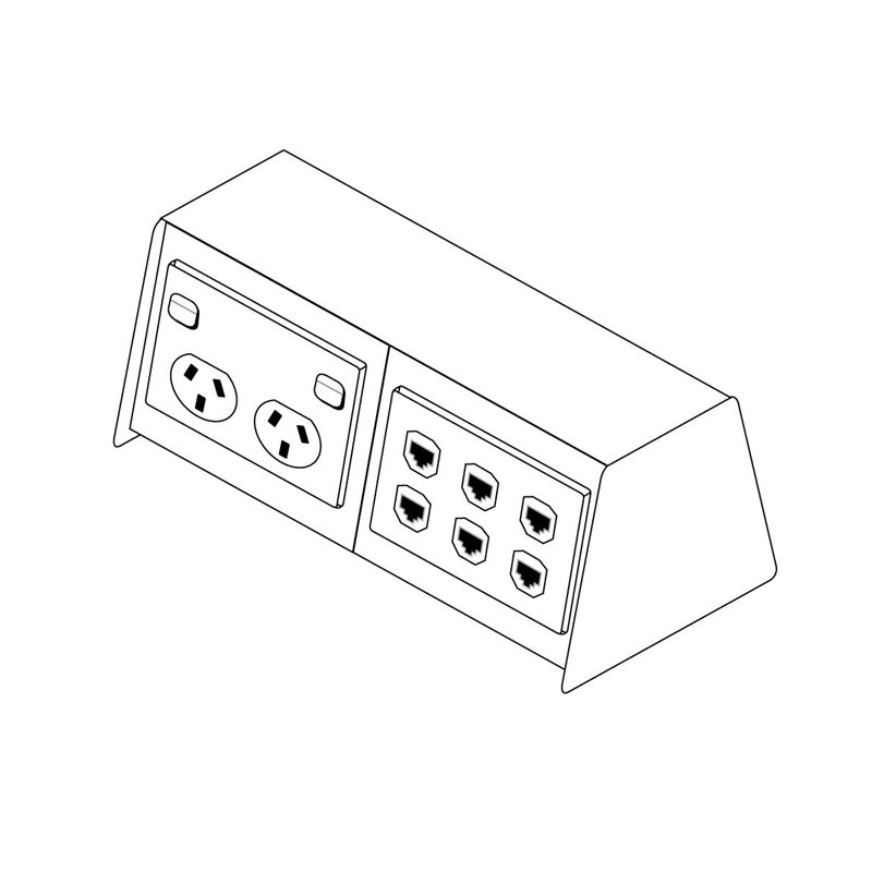 AFB20/2 Above Ground Floor Box Stainless Steel (Back To Back Blank)