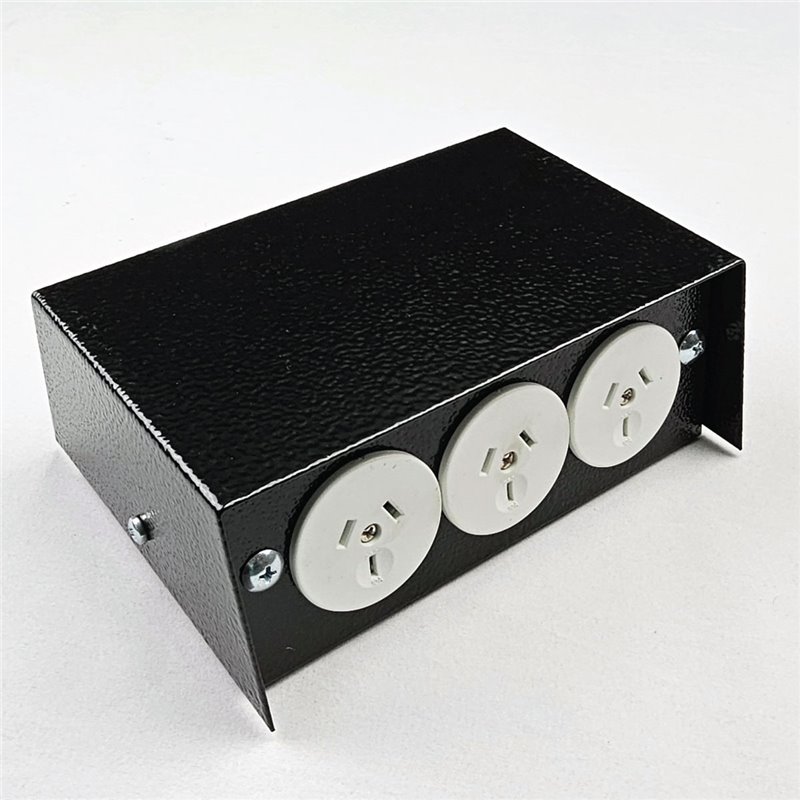 AFB-70 Above Ground Floor Box Black Ripple