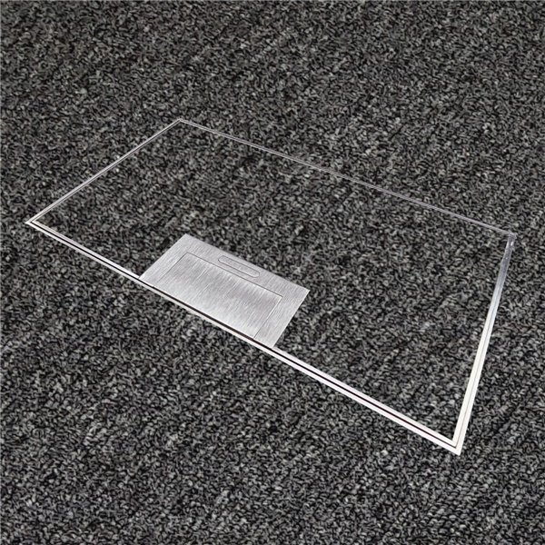 Floor Outlet Box 2 Standard Outlet Provisions Stainless Steel 19mm Ressessed Lid 245 Series