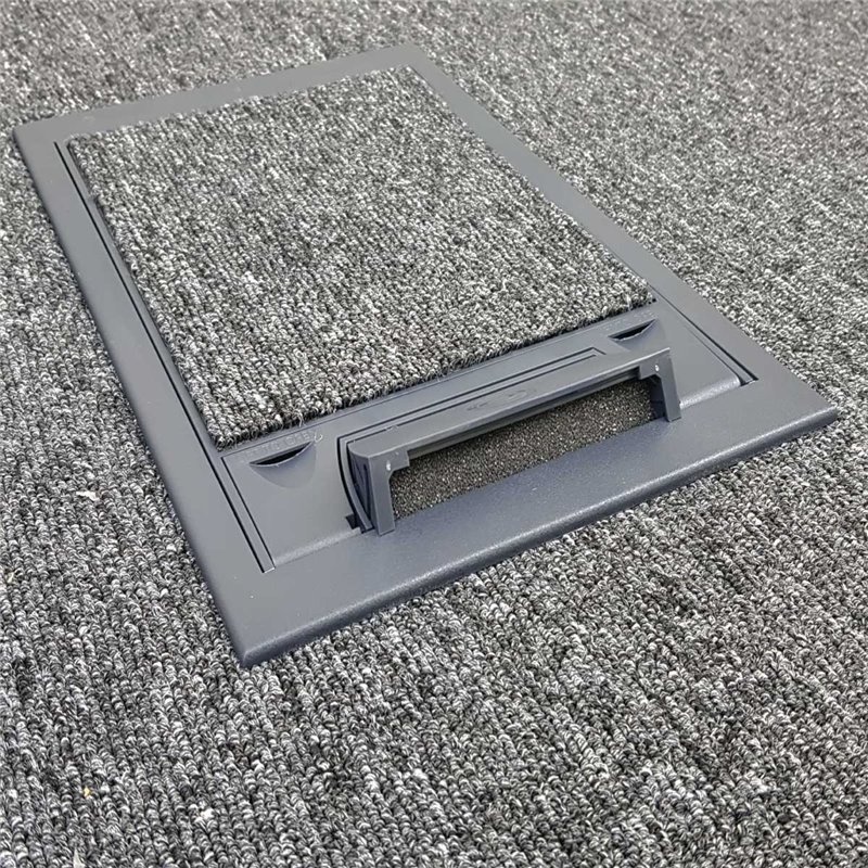 2 Power Standard Outlet Plastic Lid Floor Outlet Box