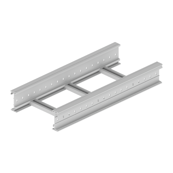 Unex Insulating Cable Ladder 135x400 U23X Grey