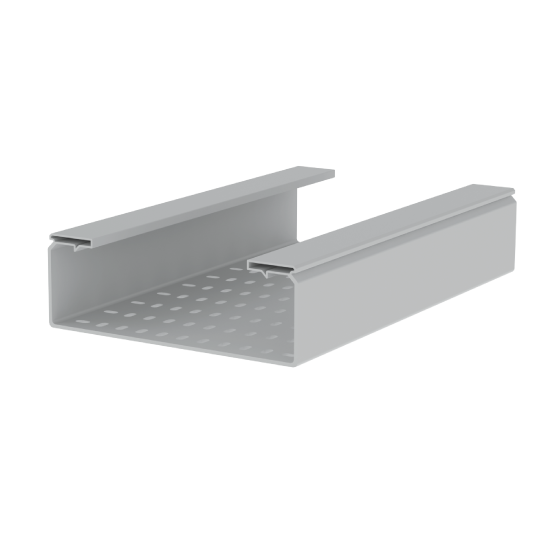 Unex Perforated Insulating Cable Tray 100x300 U23X Grey