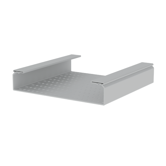 Unex Perforated Insulating Cable Tray 100x500 U23X Grey