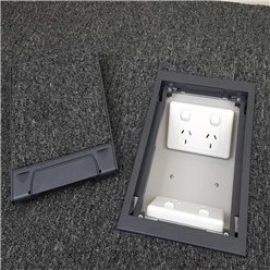 4 Power Standard outlet Plastic Lid  Floor Outlet Box